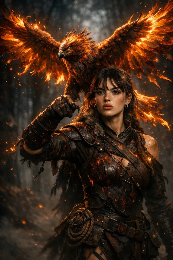Warrior & Falcon